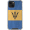 Barbados Flag Distressed iPhone 13 Clear Case